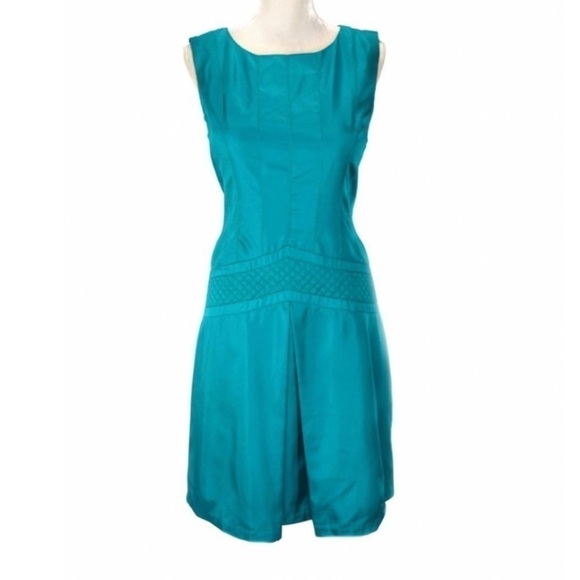 BADGLEY Mischka inverted pleat dress - Picture 1 of 10